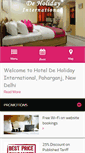 Mobile Screenshot of deholidayinternational.com